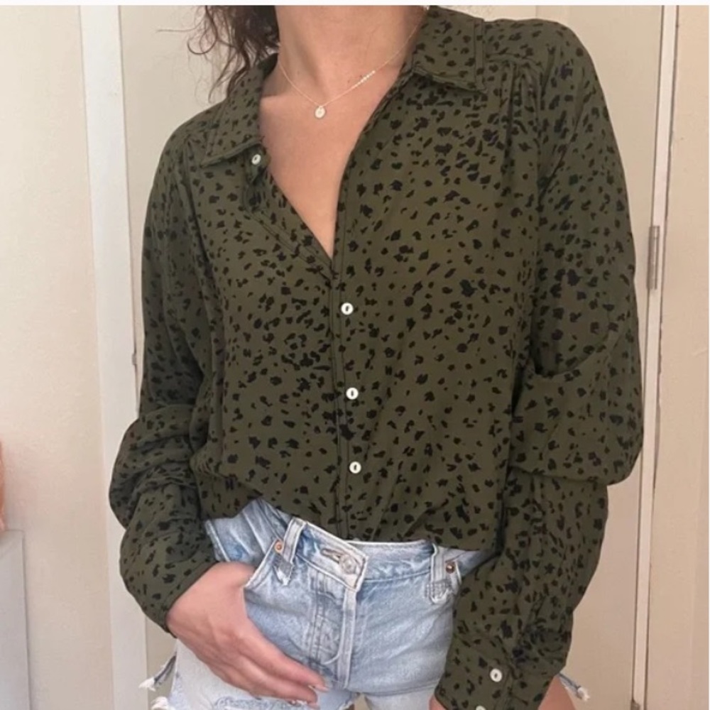 Free People Wishing Well Crop Blouse